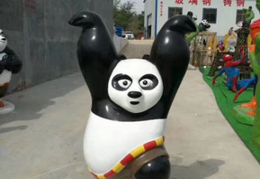 功夫熊猫卡通动漫人物雕塑