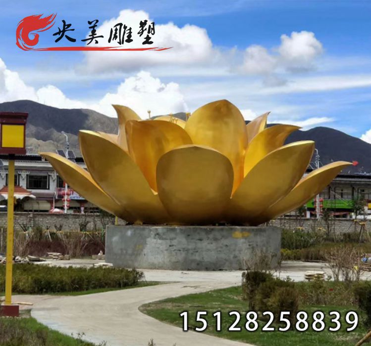 不锈钢莲花雕塑-园林广场喷泉水景大型荷花景观雕塑图片 不锈钢莲花雕塑-园林广场喷泉水景大型荷花景观雕塑图片
