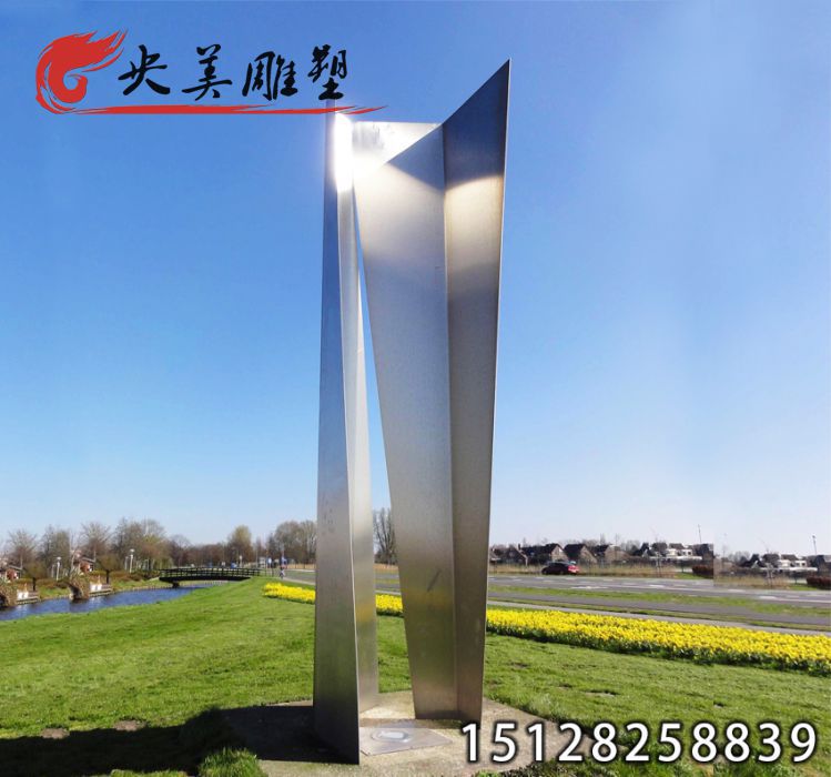 不锈钢精神堡垒雕塑-大型户外园林广场标志性景观雕塑图片 不锈钢精神堡垒雕塑-大型户外园林广场标志性景观雕塑图片
