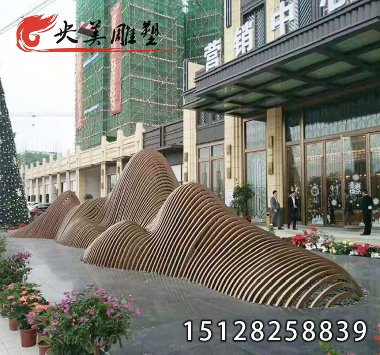 不锈钢假山-大型镜面不锈钢抽象假山园林广场庭院景观图片 不锈钢假山-大型镜面不锈钢抽象假山园林广场庭院景观图片