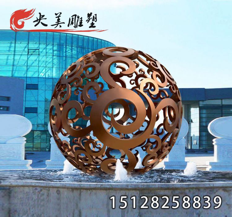 不锈钢镂空球 ,售楼处水景发光镂空球雕塑图片 不锈钢镂空球 ,售楼处水景发光镂空球雕塑图片