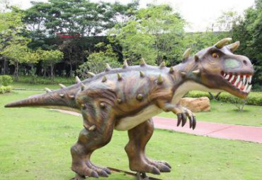 动物园仿真玻璃钢恐龙雕塑