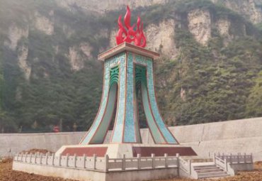 园林摆放不锈钢抽象火焰雕塑