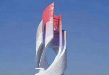 广场摆放大型不锈钢抽象鸽子雕塑