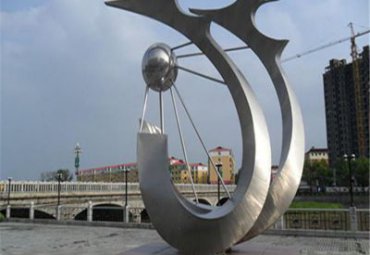 “起航”不锈钢创意景观雕塑