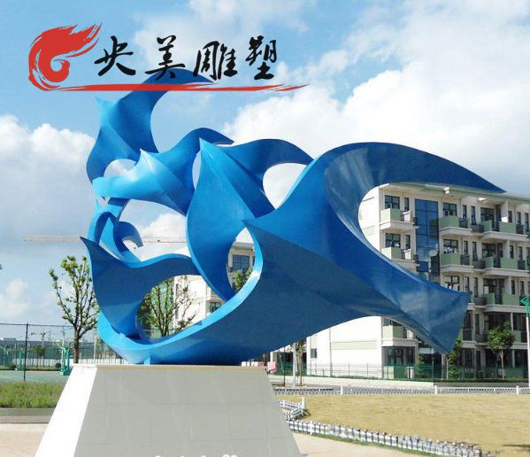 校园抽象动物玻璃钢鸽子雕塑图片 校园抽象动物玻璃钢鸽子雕塑图片