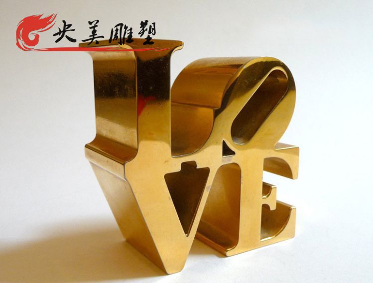 玻璃钢字符雕塑装饰摆件LOVE图片 玻璃钢字符雕塑装饰摆件LOVE图片