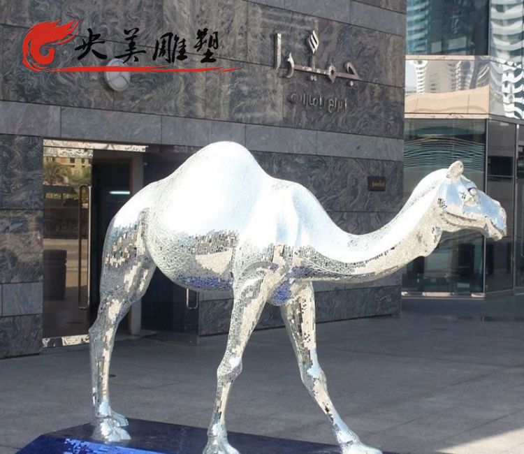 不锈钢骆驼景观户外广场动物摆件图片 不锈钢骆驼景观户外广场动物摆件图片